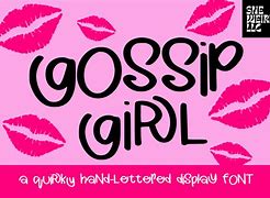 Image result for Gossip Girl Font