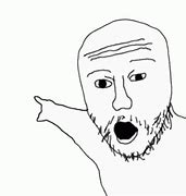 Image result for Man Pointing Meme White Draw Template