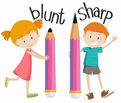 Image result for Sharp vs Bunt Objects Kids