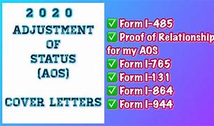 Image result for Cover Page for Adjustment of Status