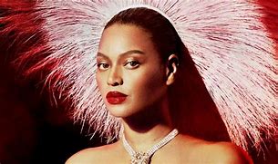 Image result for Beyoncé Blue Ribbon On Face