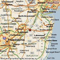 Image result for Allentown NJ Traffic Map