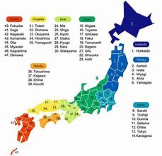 Image result for Japan Ken Map