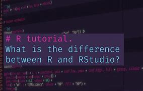 Image result for Difference Between R and RStudio