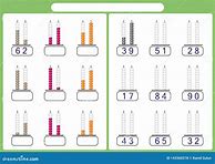 Image result for Abacus Worksheets for Preschool