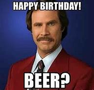 Image result for Beer-Drinking Birthday Meme