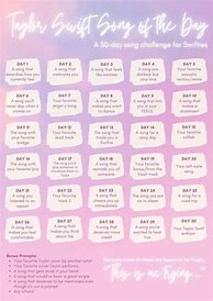 Image result for Taylor Swift 30-Day Challenge