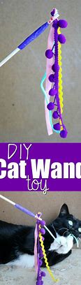 Image result for DIY Cat Wand Toys