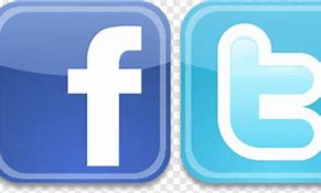 Image result for Facebook and Twitter Logo