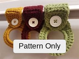 Image result for Tea Towel Holder Crochet Pattern