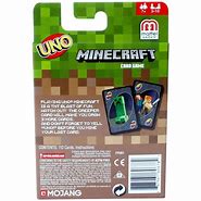 Image result for Uno Minecraft Card Game