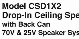 Image result for Drop Ceiling Speakers 70V