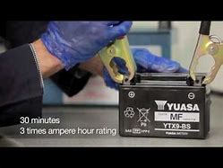 Image result for Charging a Yuasa Battery