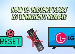 Image result for LG TV Reset without Using the Remote Control