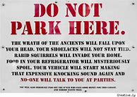 Image result for No-Parking Humour