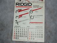Image result for Ridgid Tool Calendar 1980