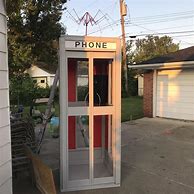 Image result for Wooden Phone booth