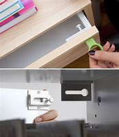 Image result for Invisible Magnetic Cabinet Lock