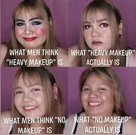 Image result for Purple Makeup Girl Meme