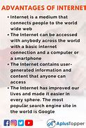 Image result for 10 Advantages of Internet