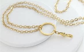 Image result for Gold Keychain Lanyard