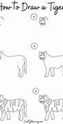 Image result for Simple Drawing of a Tiger