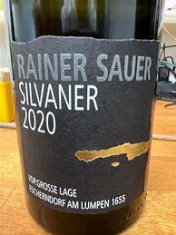 Image result for Rainer Sauer Escherndorf Am Lumpen 1655 Silvaner Grosse LAge