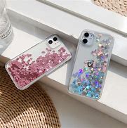 Image result for Aesthetic Glitter Rose Gold iPhone 13 Case