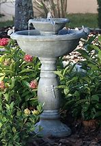 Image result for Solar Powered Fountains