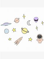 Image result for Pastel Space Stickers