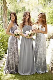 Image result for Sequin Top Bridesmaid Dresses
