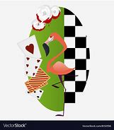 Image result for Alice in Wonderland Flamingo Graphic and Mad Hatter