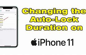 Image result for Change Auto Lock iPhone