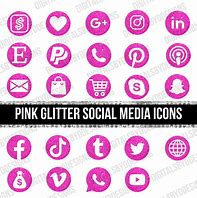 Image result for Pink Glitter Facebook Logo