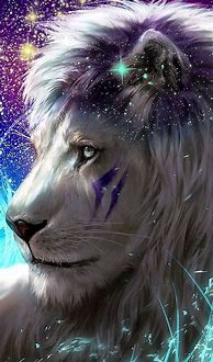 Image result for Galaxy Lion with Gold Crown