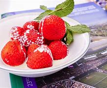 Image result for Strawberries and Cream at Wimbledon