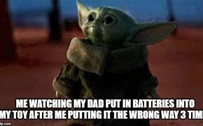 Image result for Baby Yoda Looking Up Meme