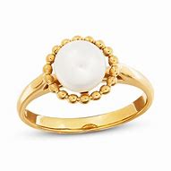 Image result for 10K Gold Pearl Ring