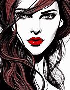 Image result for Red Lips Outline