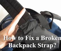 Image result for How to Fix a Backpack Clip