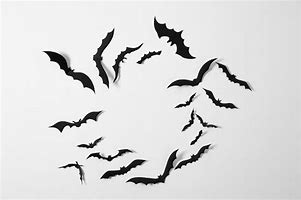 Image result for Black Paper Wall Bats