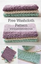 Image result for Crochet Washcloth Size Chart