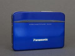 Image result for Walkman Panasonic Blau