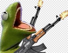Image result for Kermit 1548 Meme with Gun
