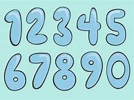 Image result for Bubble Writing Number 4