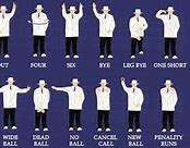 Image result for Cricket Hand Signals for Keeper