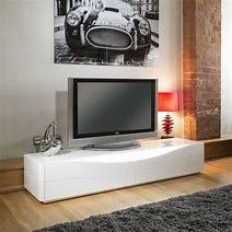 Image result for White Gloss TV Stand Legs