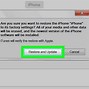 Image result for System Restore iPhone to iTunes
