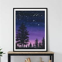 Image result for Watercolor Shooting Star