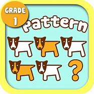 Image result for First Grade Math Patterns Worksheets